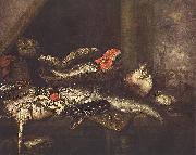BEYEREN, Abraham van Still-life with Fishes France oil painting artist